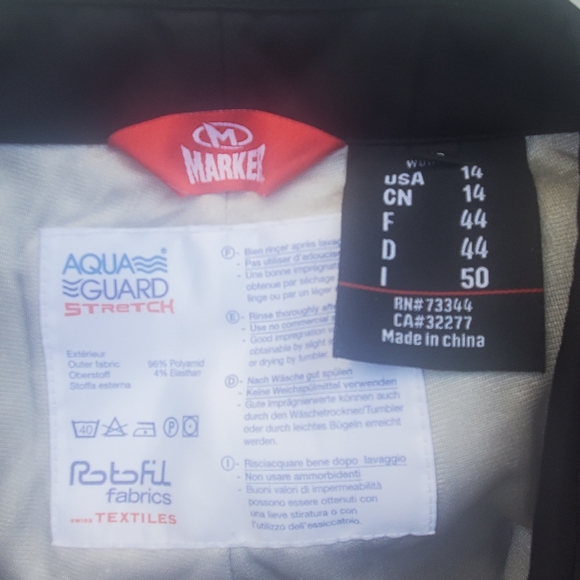 **MARKER** Black High Waist Pants Aqua Guard Stretch Snow Ski/Board Rotofil - Picture 8 of 16